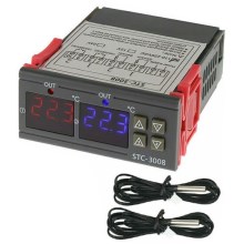 Hadex - Termostato digital duplo 3W/230V