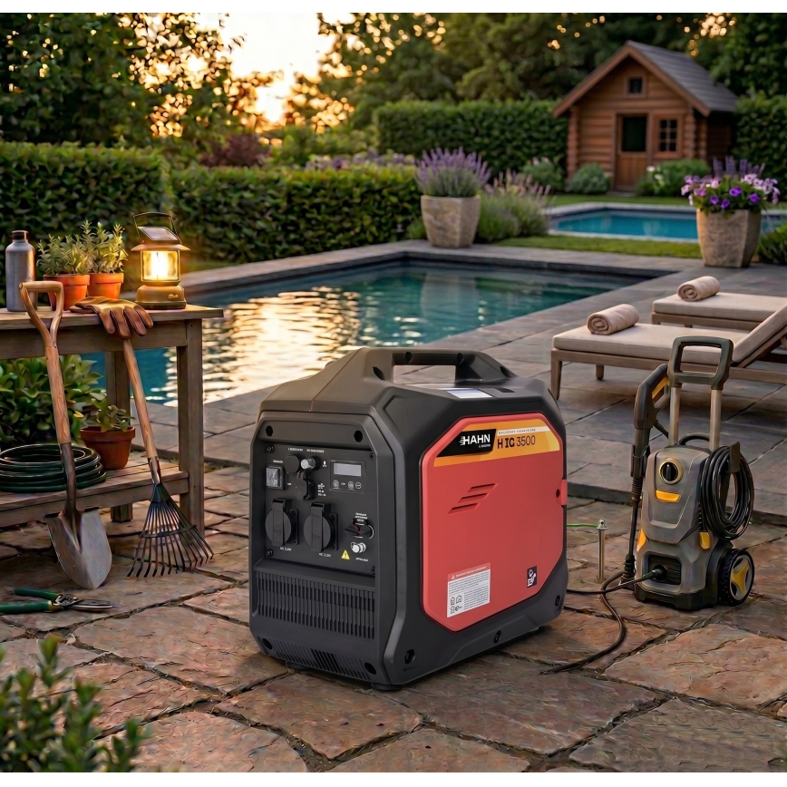Hahn & Sohn 20059 - Gerador a gasolina H IG 3500 3500W