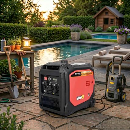 Hahn & Sohn 20062 - Gerador a gasolina/GPL H IG 4200 G ATS 4200/3800W
