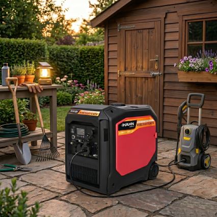 Hahn & Sohn 20086 - Gerador a gasolina/GPL HIG 5500 G ATS 5500/5000W
