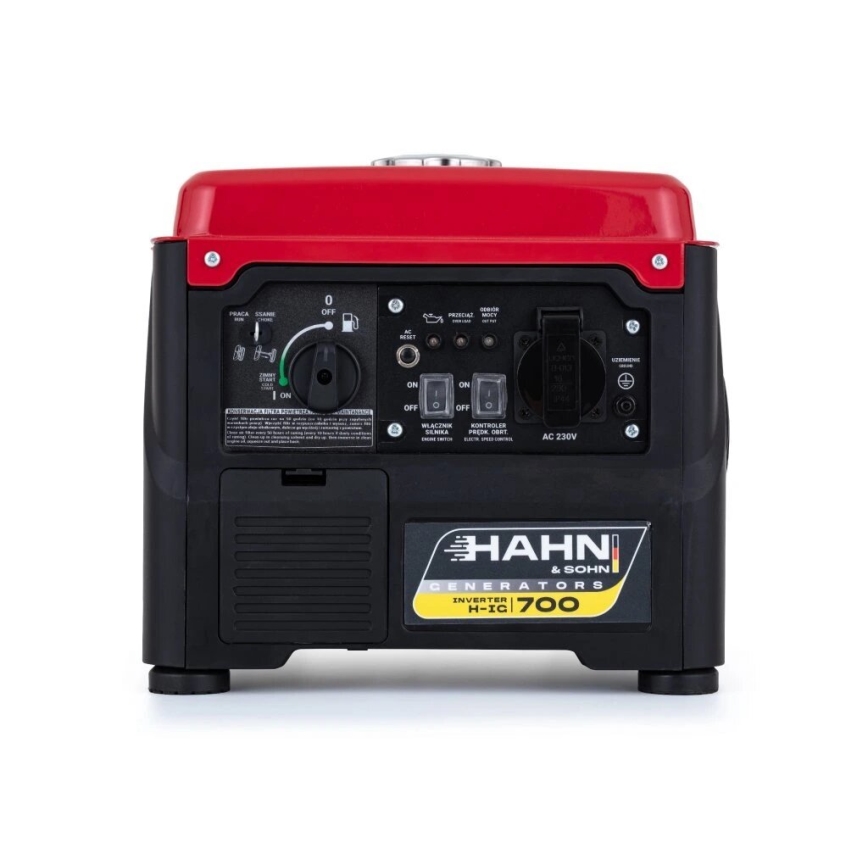 Hahn & Sohn 7305 - Gerador elétrico com inversor a gasolina H IG 700 800W