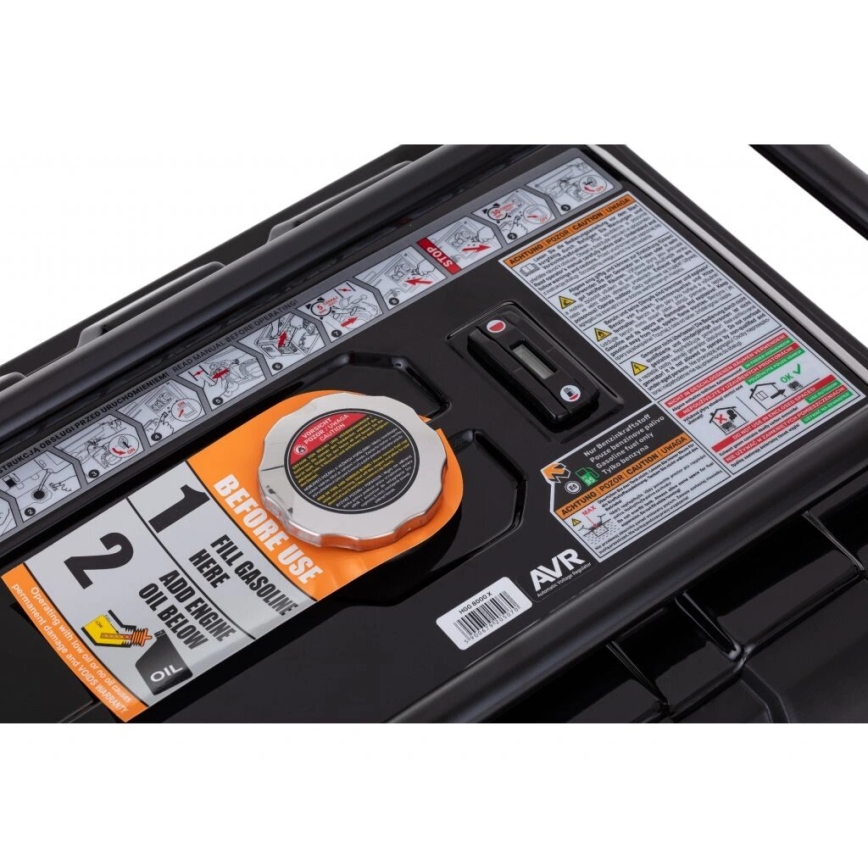 Hahn & Sohn 7410 - Gerador elétrico a gasolina HGG 8000X 6500W