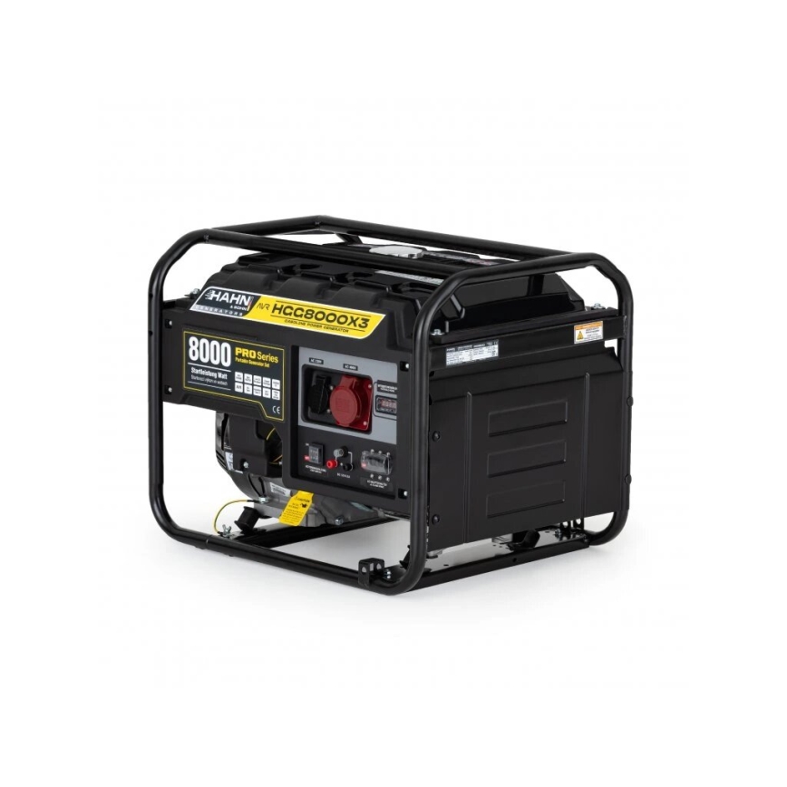 Hahn & Sohn 9177 - Gerador elétrico a gasolina HGG 8000 X3 6500W