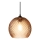 Halo Design 718368 - Lustre suspenso por cabo NOBB 1xE27/40W/230V diâmetro 22 cm castanho fumado