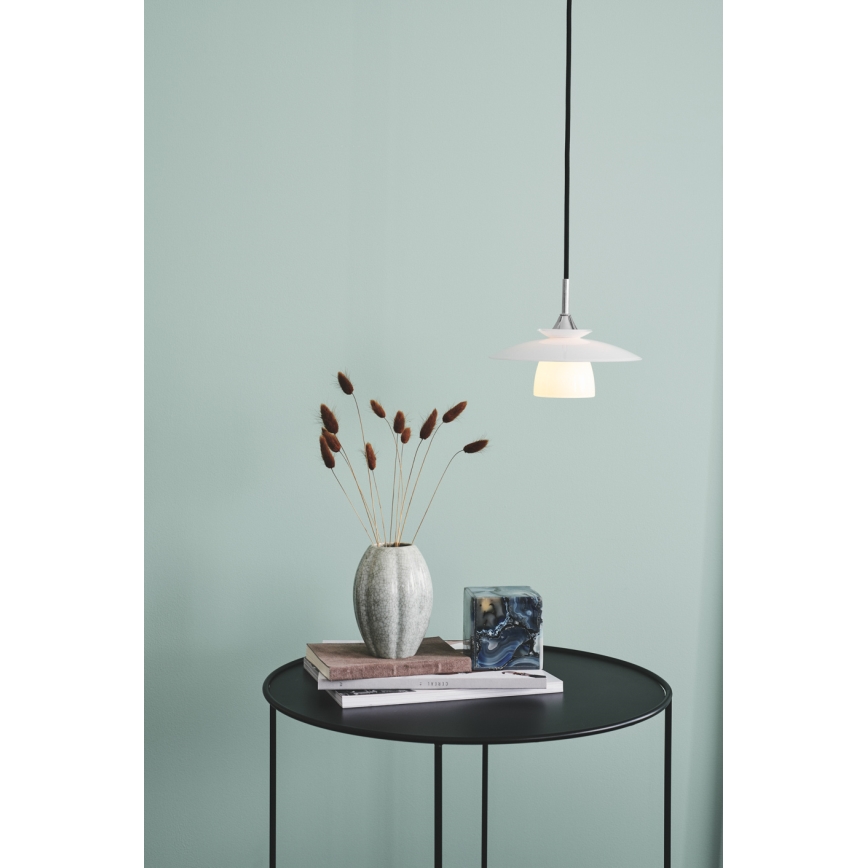 Halo Design 733644 - Pendente com cabo SCANDINAVIA 1xG9/28W/230V Ø 20 cm branco