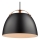 Halo Design 734887 - Lustre suspenso em cabo OSLO 1xE27/40W/230V Ø 40 cm preto/carvalho