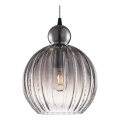 Halo Design 737338 - Lustre suspenso em cabo BALL BALL 1xE27/40W/230V Ø 32 cm cinzento fumado