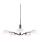 Halo Design 740369 - Lustre suspenso por cabo KJOBENHAVN 5xG9/28W/230V Ø 50 cm preto