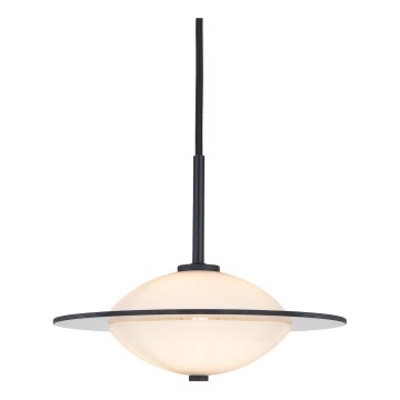 Halo Design 743582 - Lustre suspenso com cabo ORBIT 1xG9/7W/230V ø 24 cm branco/preto/cinzento fumado
