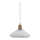 Halo Design 744053 - Lustre em cabo PARIS 1xG9/28W/230V Ø 24 cm branco/latão/carvalho