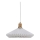 Halo Design 744169 - Lustre suspenso por cabo PARIS 1xE27/60W/230V Ø 40 cm branco/latão/carvalho