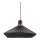Halo Design 744299 - Lustre suspenso com cabo PARIS 1xE27/60W/230V Ø 56 cm preto/latão/carvalho