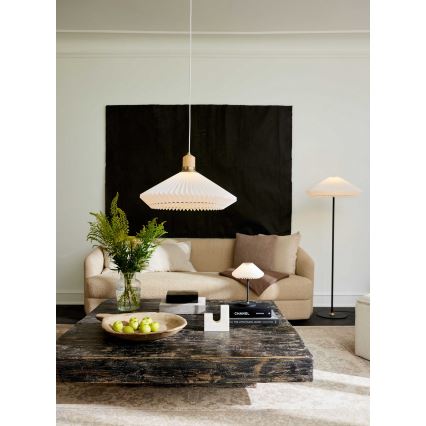 Halo Design 745043 - Candeeiro de pé PARIS 1xE27/40W/230V preto/branco/carvalho
