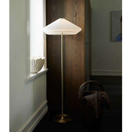 Halo Design 745050 - Candeeiro de pé PARIS 1xE27/40W/230V latão/branco/carvalho