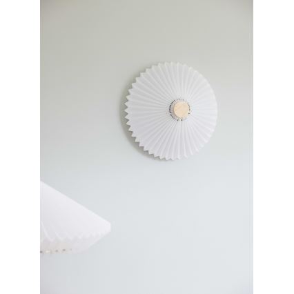 Halo Design 745081 - Aplique de parede PARIS 3xG9/28W/230V Ø 40 cm branco/latão/carvalho
