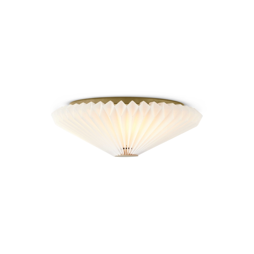 Halo Design 745081 - Aplique de parede PARIS 3xG9/28W/230V Ø 40 cm branco/latão/carvalho