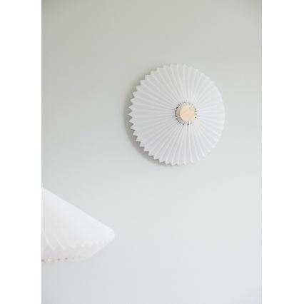 Halo Design 745098 - Candeeiro de parede PARIS 4xG9/28W/230V Ø 50 cm branco/latão/carvalho