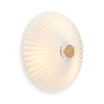 Halo Design 745098 - Candeeiro de parede PARIS 4xG9/28W/230V Ø 50 cm branco/latão/carvalho