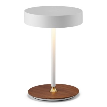 Halo Design 745760 - Lâmpada de mesa recarregável dimerizável LED ON THE MOVE LED/2,5W/4000 mAh branco/madeira