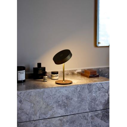 Halo Design 745784 - Candeeiro de mesa recarregável e regulável LED ON THE MOVE LED/2,5W/4000 mAh latão/madeira