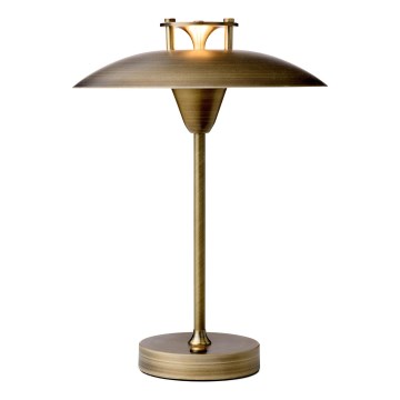 Halo Design 746149 - Candeeiro de mesa recarregável LED regulável para exterior MINI STEPP LED/1,8W/1600 mAh IP44 latão