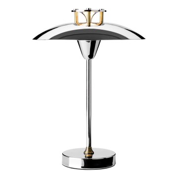 Halo Design 746163 - Lâmpada de mesa recarregável LED regulável para exterior MINI STEPP LED/1,8W/1600 mAh IP44 cromado brilhante