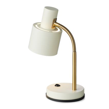 Halo Design 746910 - Candeeiro de mesa VOGUE 1xE27/40W/230V creme/latão