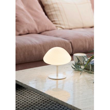 Halo Design 746996 - Candeeiro de mesa CANDY MINI MUSH 1xG9/25W/230V Ø 17 cm branco