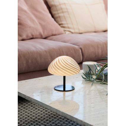Halo Design 747009 - Candeeiro de mesa CANDY MINI MUSH 1xG9/25W/230V Ø 17 cm cinzento