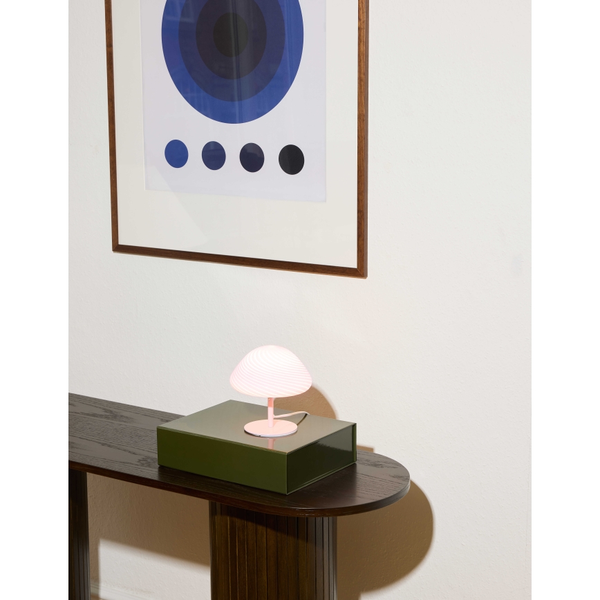 Halo Design 747047 - Candeeiro de mesa CANDY MINI MUSH 1xG9/25W/230V Ø 17 cm rosa