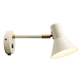 Halo Design 747443 - Aplique de parede STYLE 1xE14/25W/230V creme/latão