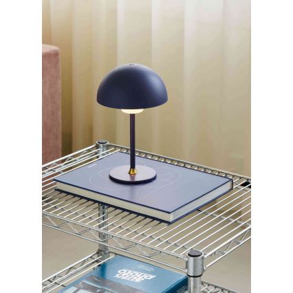 Halo Design 747603 - Lâmpada de mesa recarregável LED regulável MOON LIGHT LED/2,7W/2600 mAh azul
