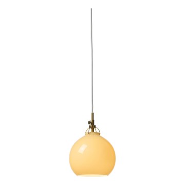 Halo Design 747931 - Lustre suspenso por cabo TOSCANA 1xG9/28W/230V Ø 18 cm bege/latão