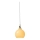 Halo Design 747931 - Lustre suspenso por cabo TOSCANA 1xG9/28W/230V Ø 18 cm bege/latão