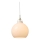 Halo Design 748068 - Lustre suspenso com cabo TOSCANA 1xE27/40W/230V Ø 36 cm creme/latão