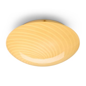 Halo Design 748693 - Luminária de teto CANDY 1xE27/40W/230V diâmetro 30 cm bege/latão