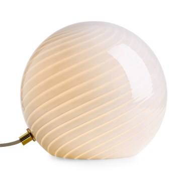 Halo Design 748785 - Candeeiro de mesa CANDY 1xE14/25W/230V Ø 20 cm creme