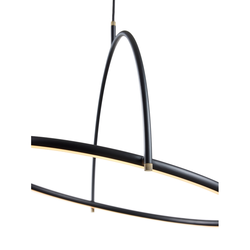 Halo Design 749539 - Lustre suspenso dimável com cabo TILT LED/40W/230V Ø 40 cm preto