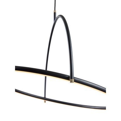 Halo Design 749546 - Lustre LED dimerizável suspenso por cabo TILT LED/40W/230V, diâmetro 60 cm, preto