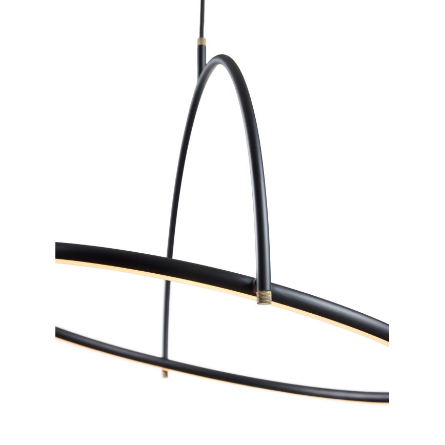 Halo Design 749546 - Lustre LED dimerizável suspenso por cabo TILT LED/40W/230V, diâmetro 60 cm, preto