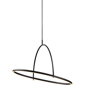 Halo Design 749546 - Lustre LED dimerizável suspenso por cabo TILT LED/40W/230V, diâmetro 60 cm, preto