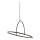 Halo Design 749546 - Lustre LED dimerizável suspenso por cabo TILT LED/40W/230V, diâmetro 60 cm, preto