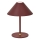 Halo Design 800834 - Candeeiro de mesa recarregável LED regulável para exterior HYGGE 3W/4000 mAh IP54 bordô