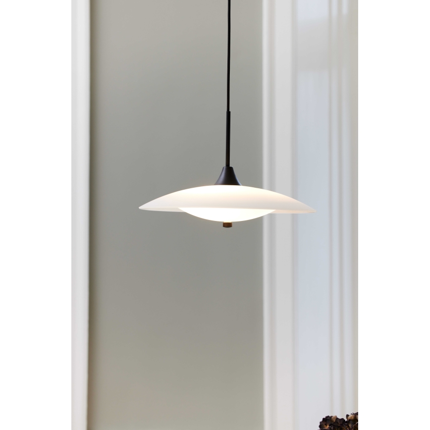Halo Design 991300 - Lustre em cabo BARONI 2xG9/18W/230V, Ø 40 cm, branco/preto