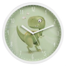 Hama - Relógio de parede para criança 1xAA dinossauro