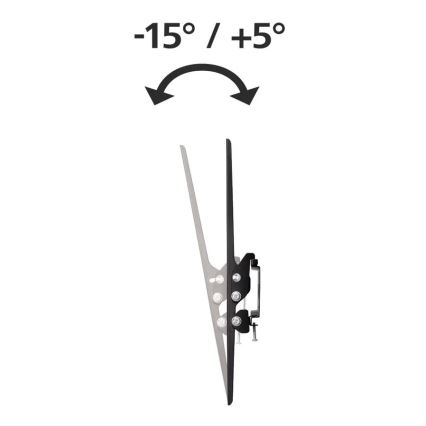 Hama - Suporte de parede basculante para TV 32-75“ preto