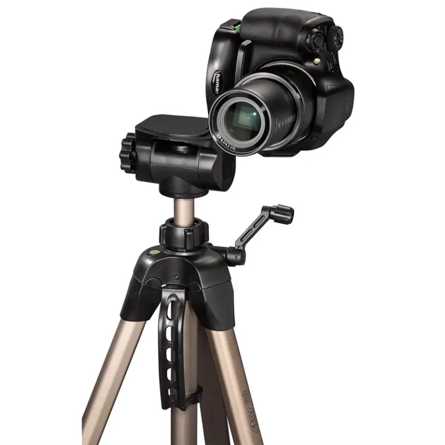 Hama - Tripé para câmara 166 cm bege/preto