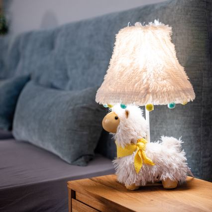 Happy Lamps - Candeeiro de mesa de criança LED ALMA LED/5,4W/230V lhama