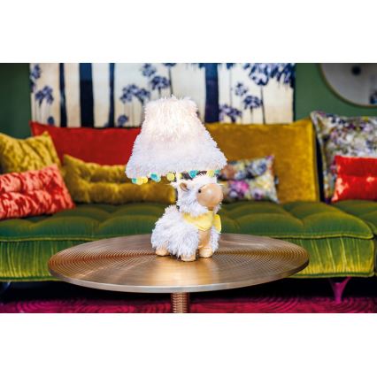 Happy Lamps - Candeeiro de mesa de criança LED ALMA LED/5,4W/230V lhama