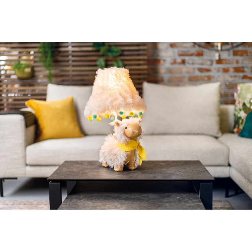 Happy Lamps - Candeeiro de mesa de criança LED ALMA LED/5,4W/230V lhama